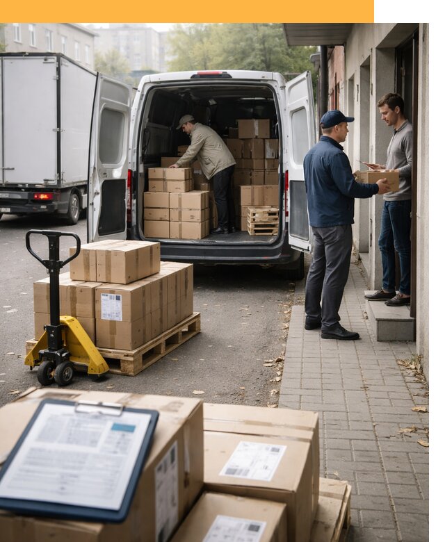 Доставка грузов от двери до двери с таможней от 46670 руб.