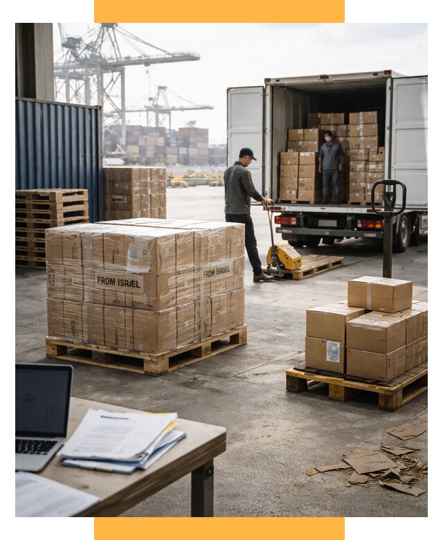 Доставка грузов из Израиля от 15557 р., логистика от СетСервис-Кзл