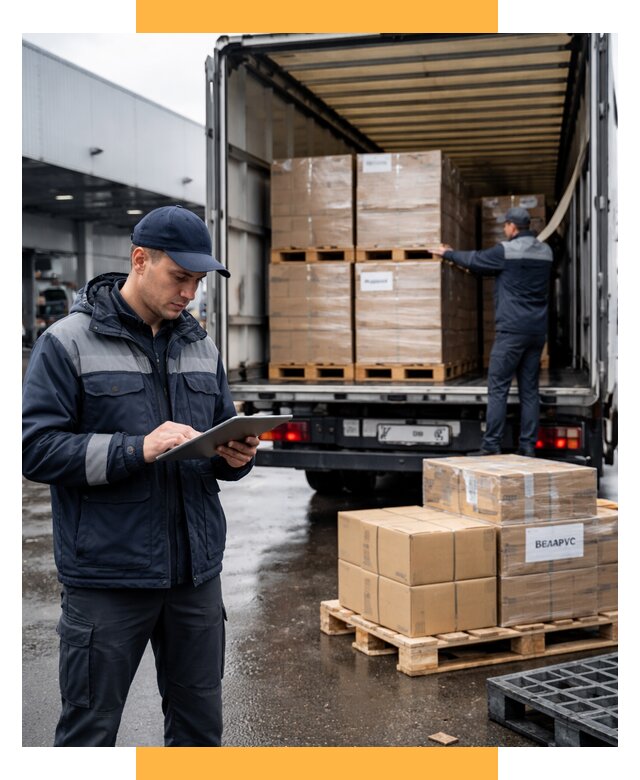 Доставка грузов из Беларуси от 15557 р. логистика СетСервис-Кзл