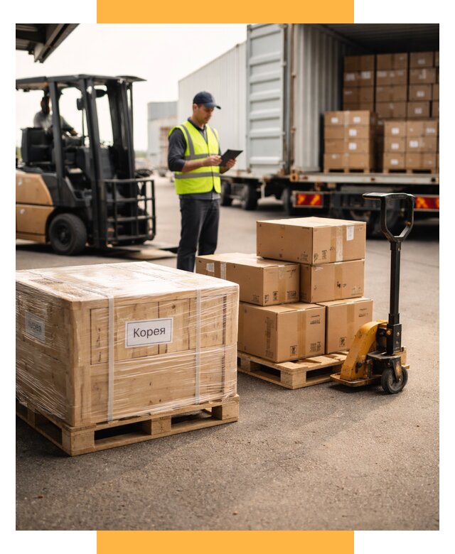 Доставка грузов в Корею из России от 36299 р. | СетСервис-Кзл
