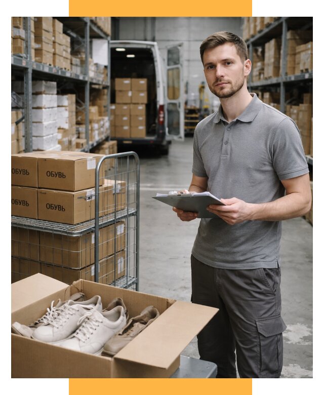 Доставка обуви из Китая и Турции от 4667 р. СетСервис-Кзл