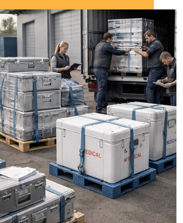 Перевозка медицинского оборудования по всему миру от 15557 руб