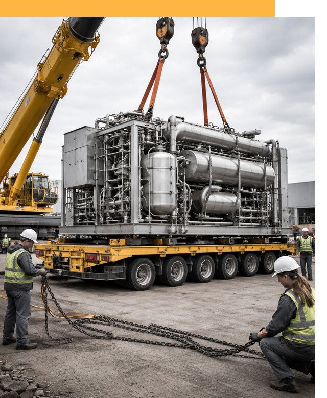 Перевозка тяжеловесных грузов по миру от 155565 руб