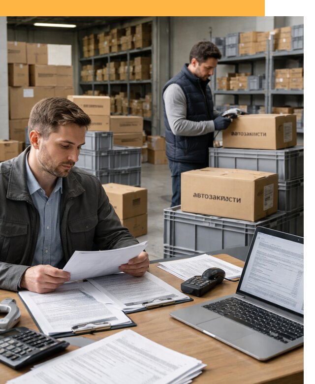 Таможенное оформление автозапчастей по выгодным тарифам от 8815